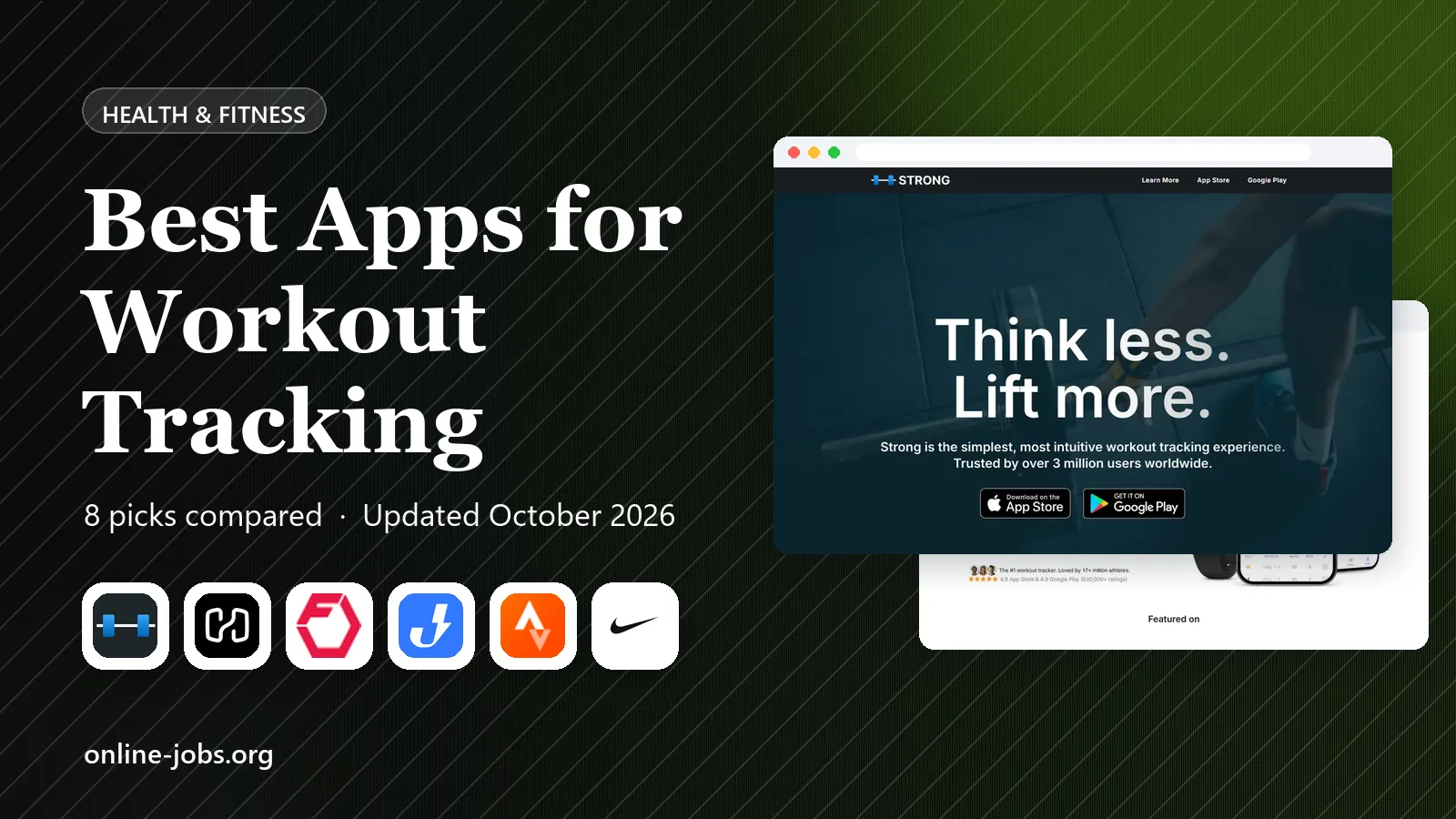 Best Apps for Workout Tracking in 2026: 8 Products Compared