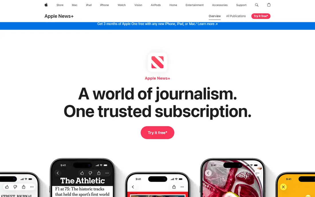 Apple News website