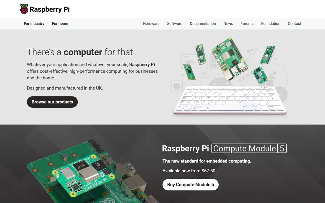 Raspberry Pi Pico W website