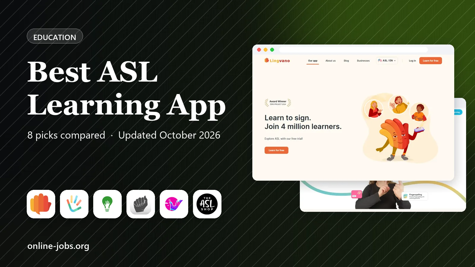 Best ASL Learning App in 2026: 8 Apps Compared