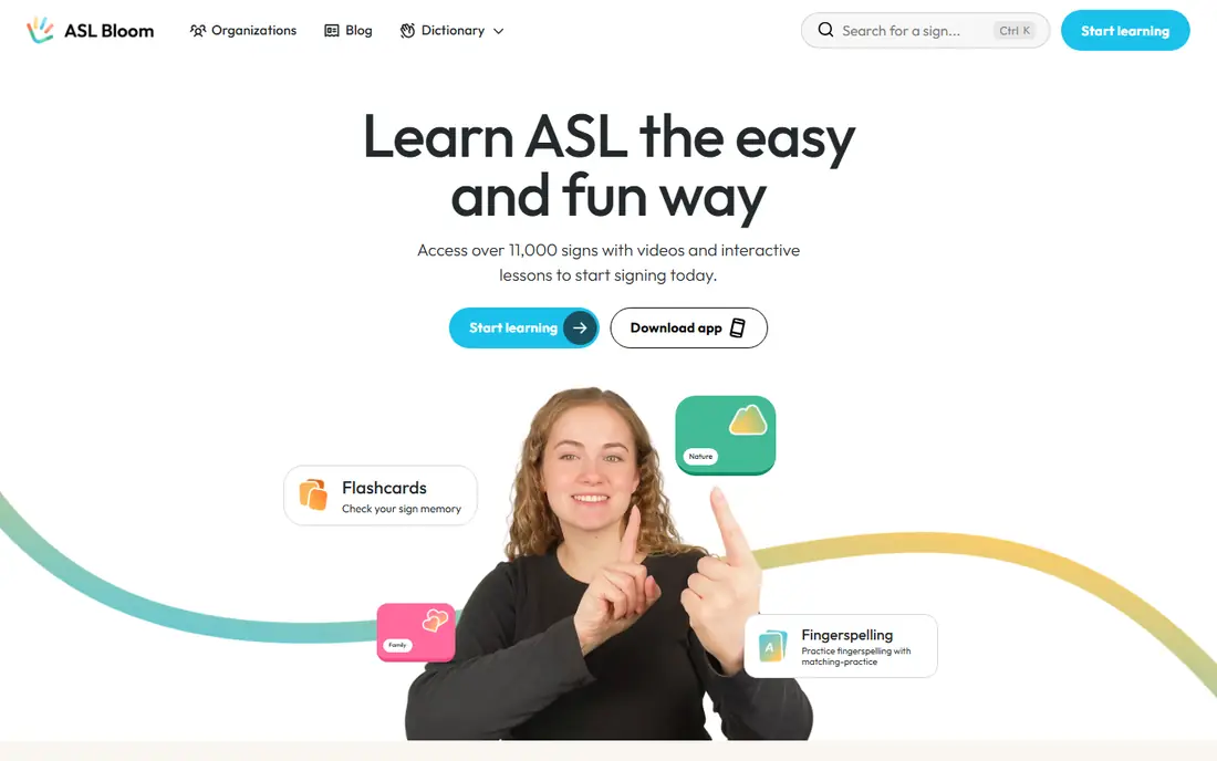 ASL Bloom website