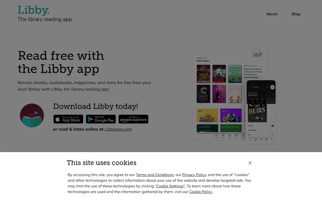 Libby website