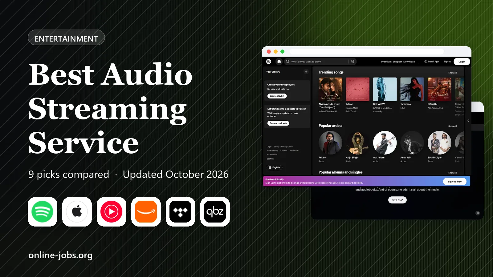 Best Audio Streaming Service in 2026: 9 Music Apps Compared