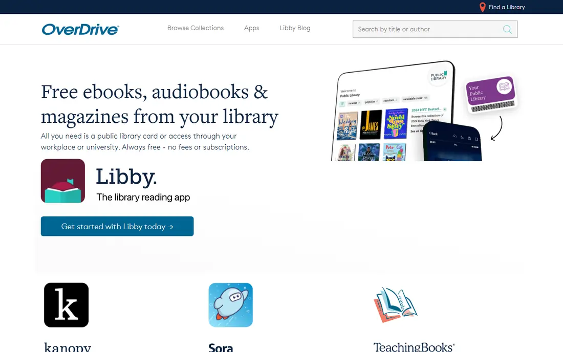 Libby website