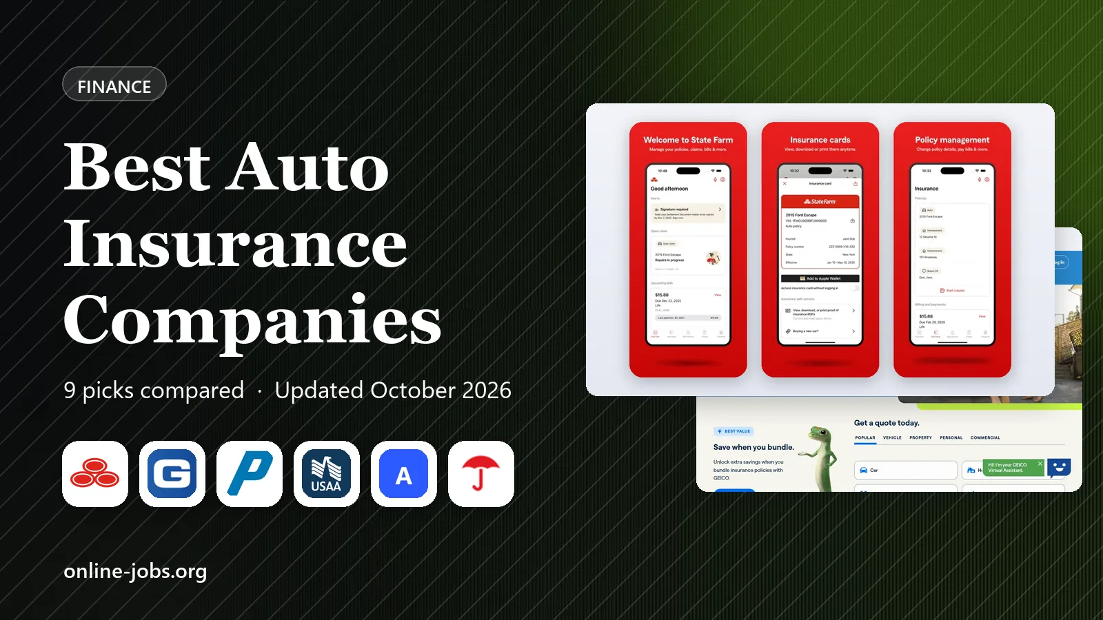 Best Auto Insurance Companies in 2026: 9 Companies Compared