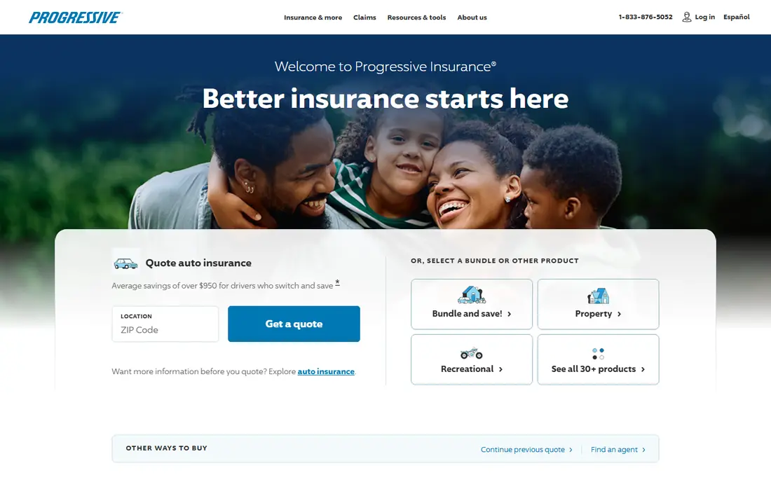 Progressive website