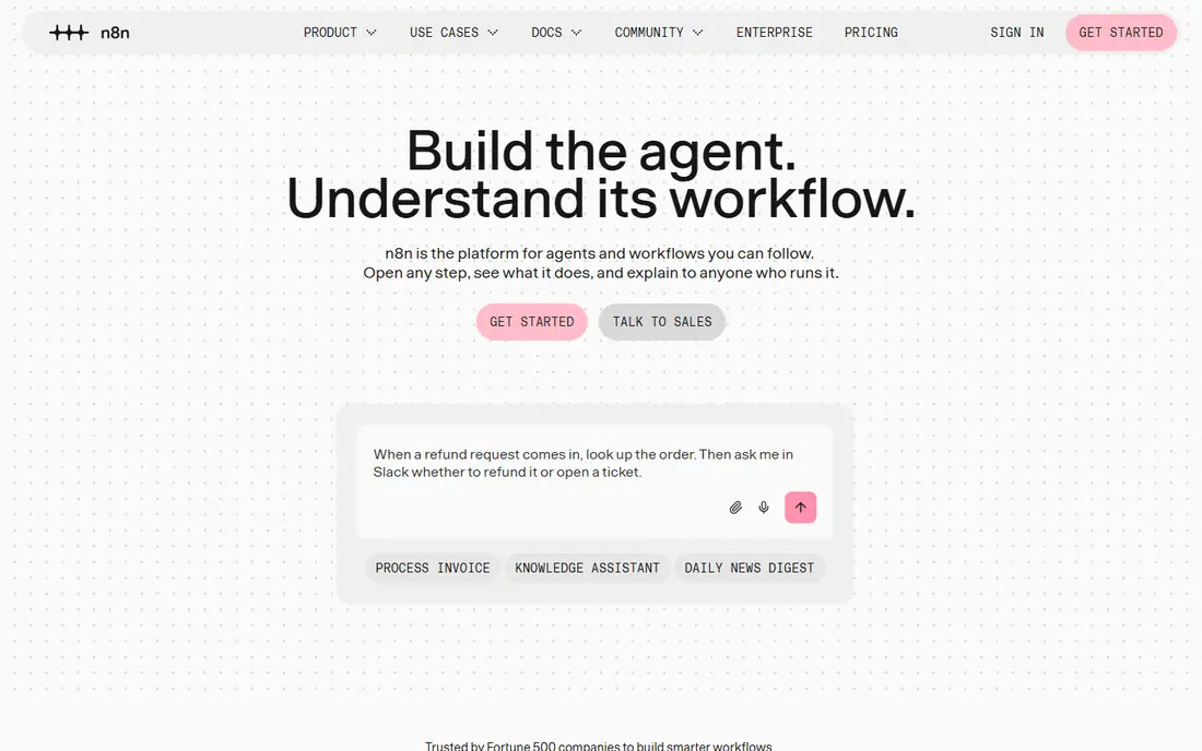 n8n website