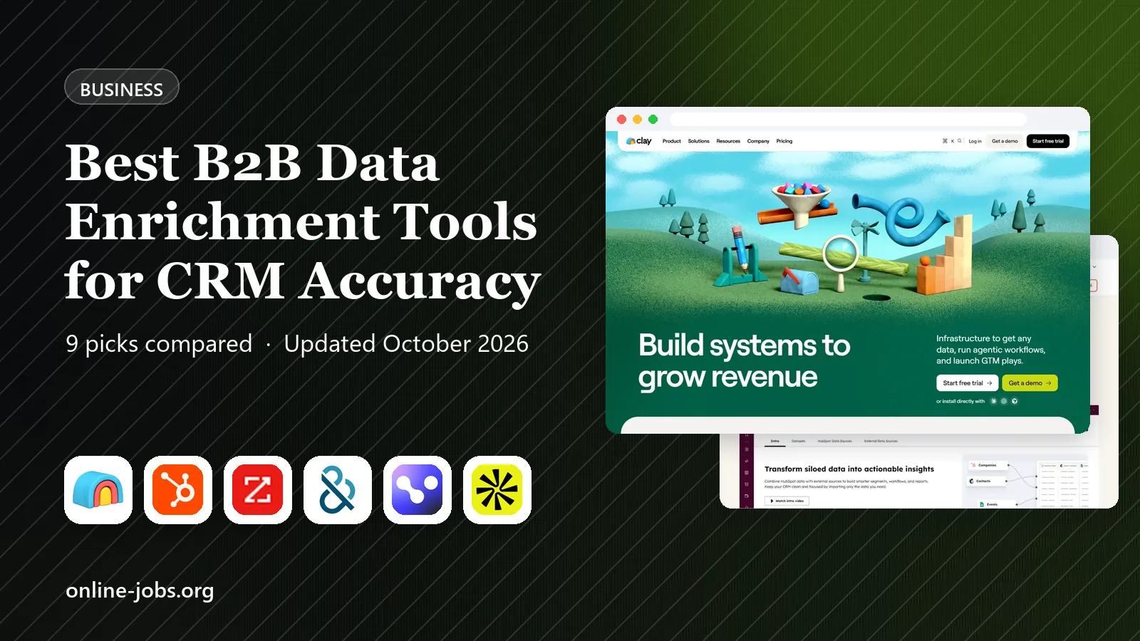 Best B2B Data Enrichment Tools for CRM Accuracy in 2026: 9 Tools Compared