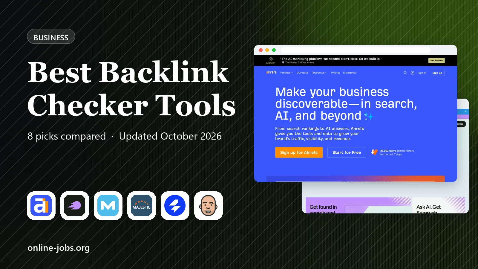 Best Backlink Checker Tools in 2026: 8 Tools Compared