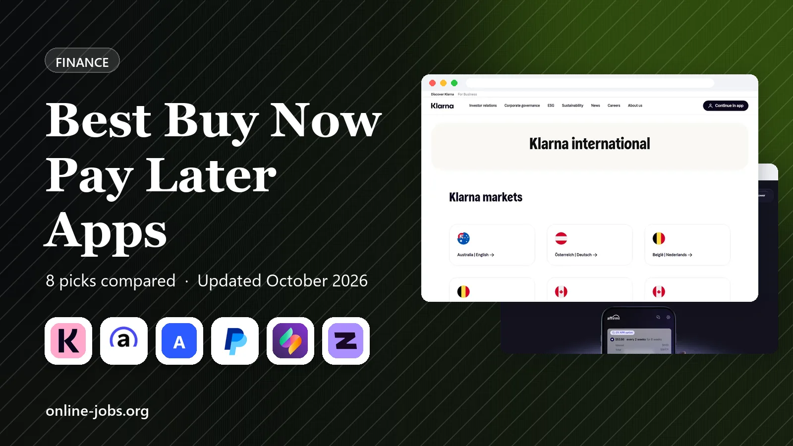 Best Buy Now Pay Later Apps in 2026: 8 Apps Compared