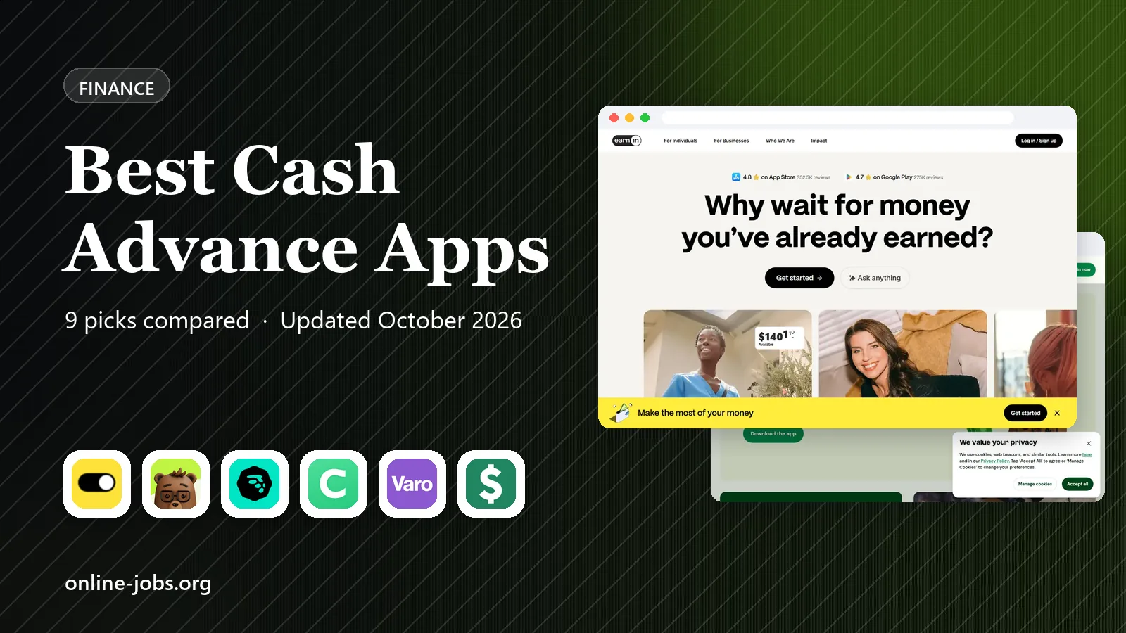 Best Cash Advance Apps in 2026: 9 Apps Compared