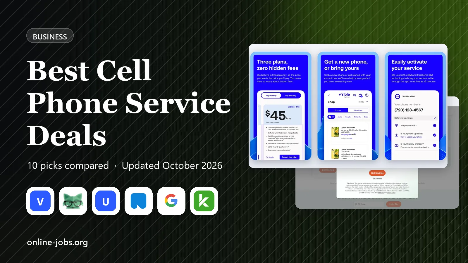 Best Cell Phone Service Deals in 2026: 10 Deals Compared