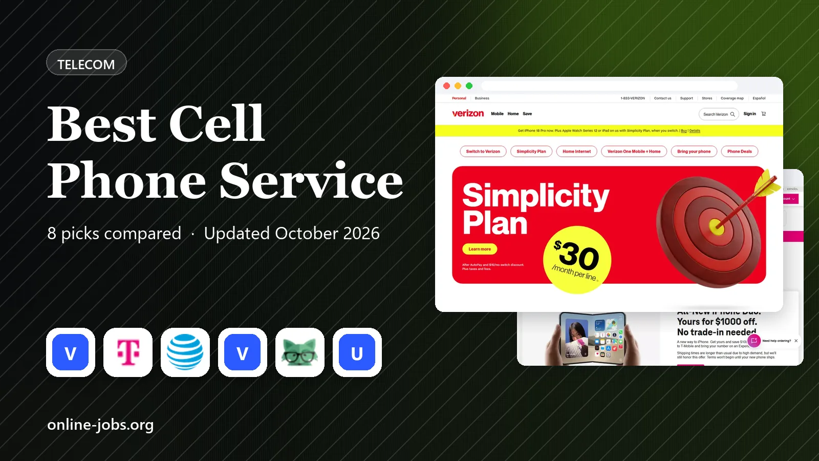 Best Cell Phone Service in 2026: 8 Services Compared