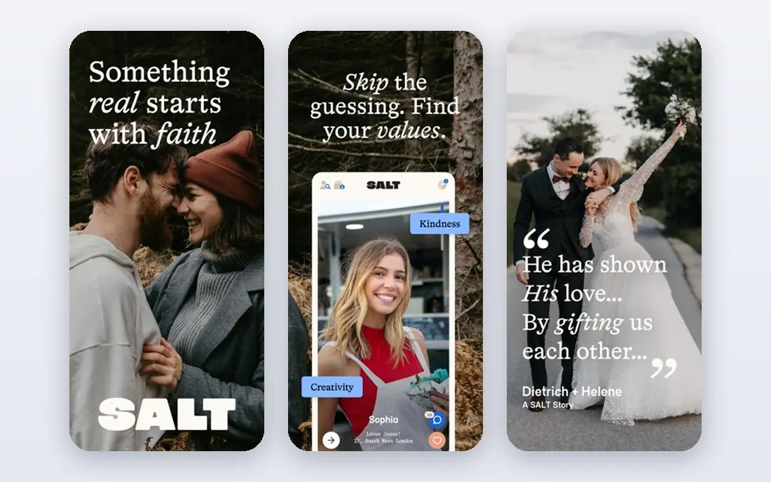 Salt app screenshots