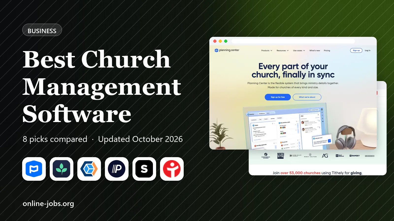 Best Church Management Software in 2026: 8 Tools Compared