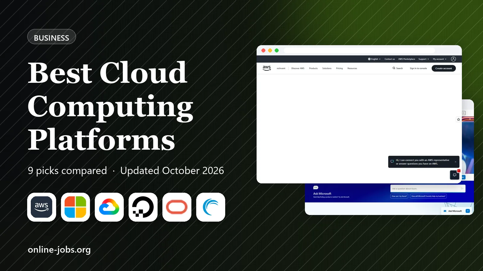 Best Cloud Computing Platforms in 2026: 9 Platforms Compared