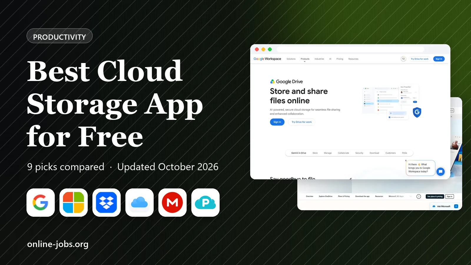 Best Cloud Storage App for Free in 2026: 9 Apps Compared