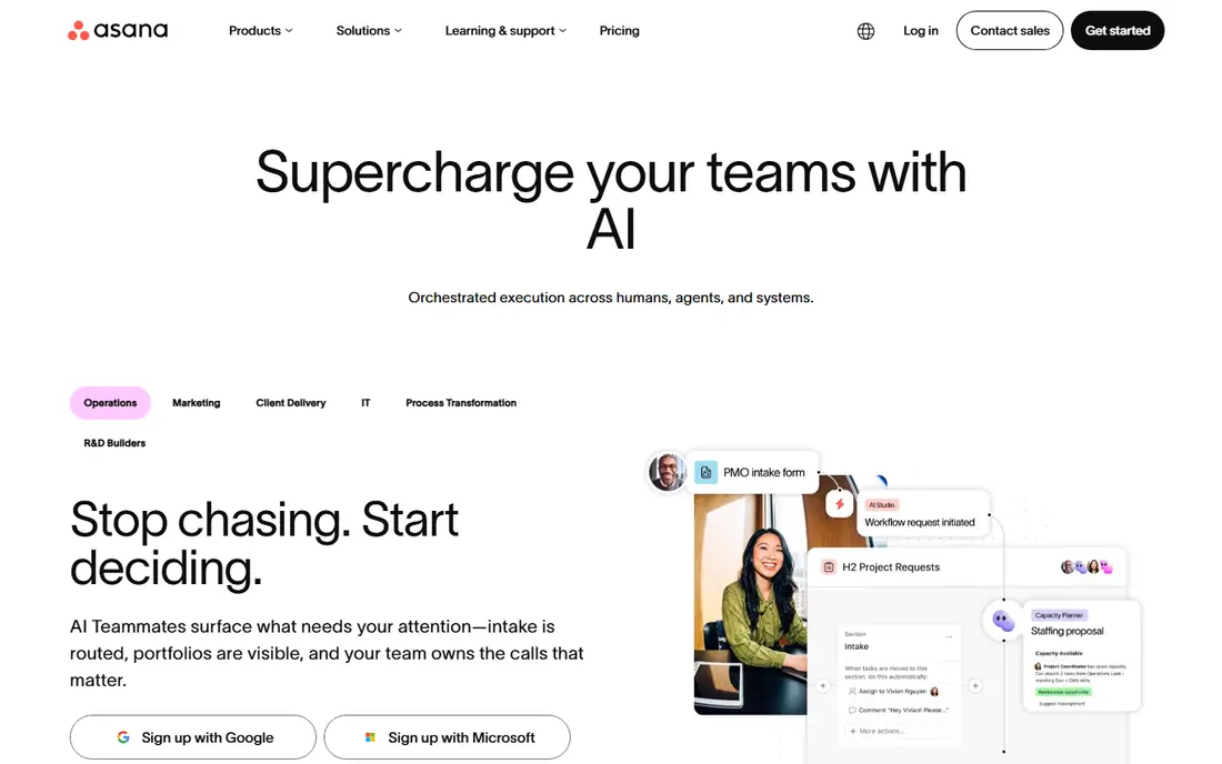 Asana website