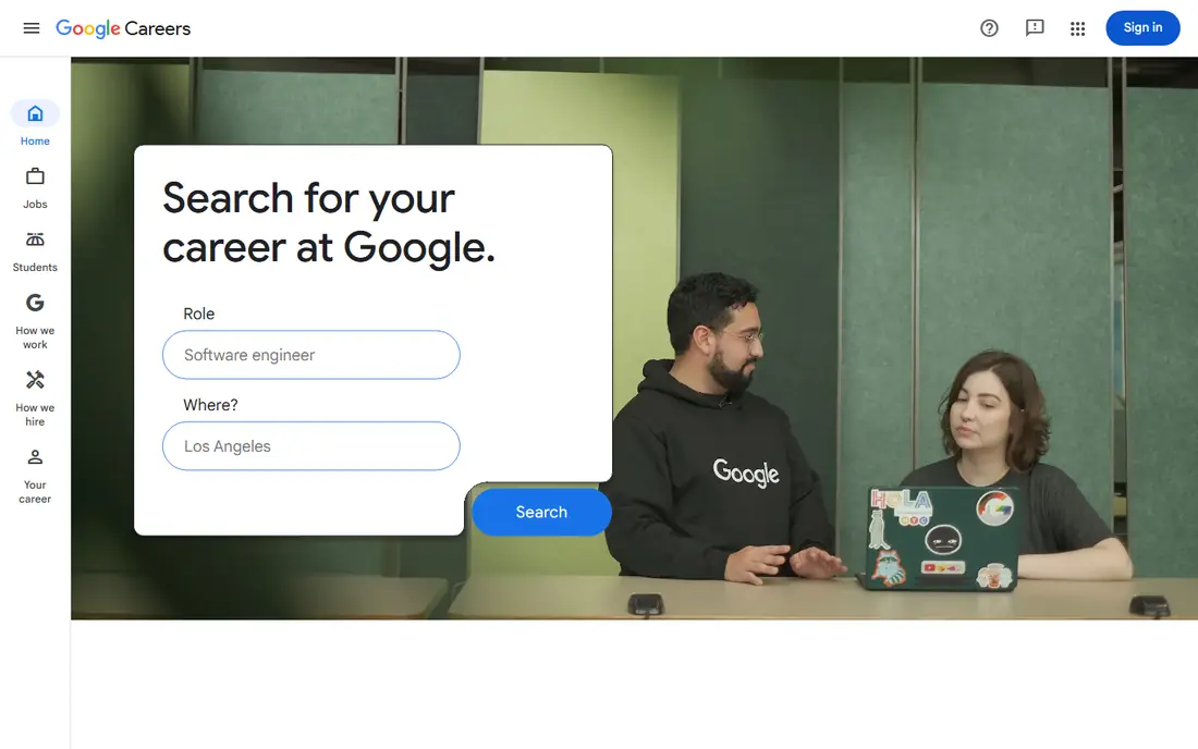 Google website