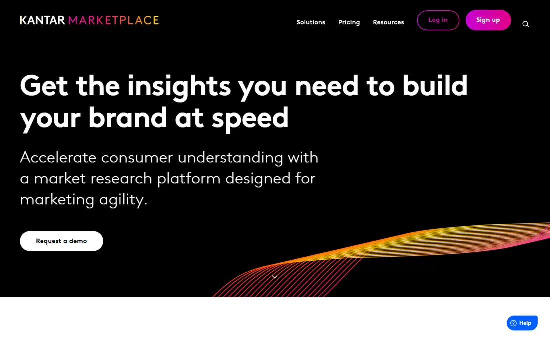 Kantar Marketplace website