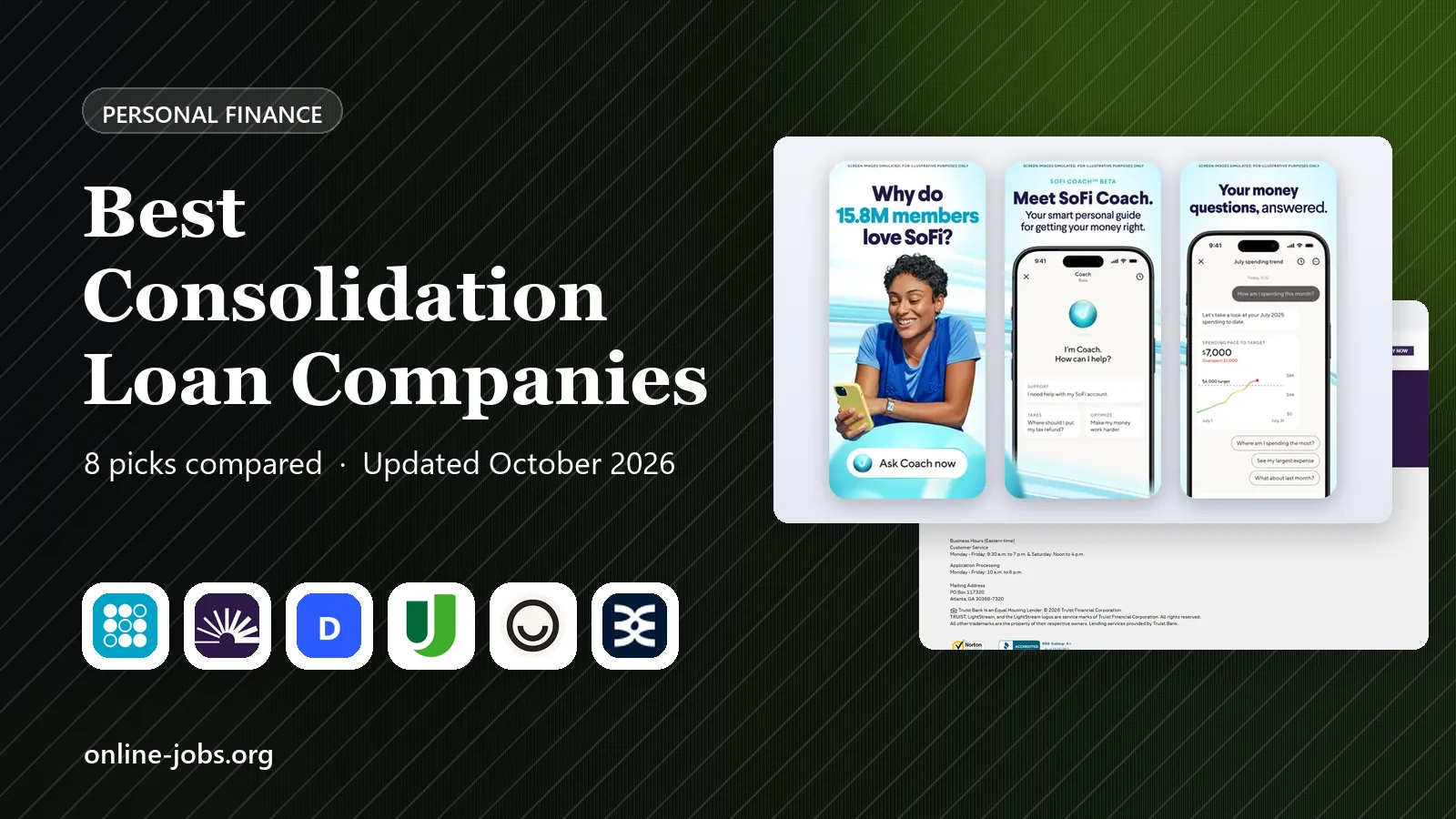 Best Consolidation Loan Companies in 2026: 8 Apps Compared