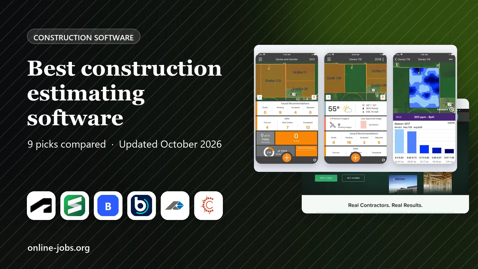 Best construction estimating software in 2026: 9 Apps Compared