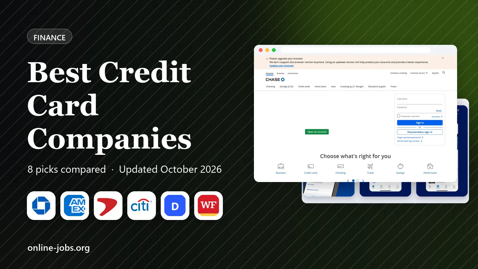 Best Credit Card Companies in 2026: 8 Companies Compared