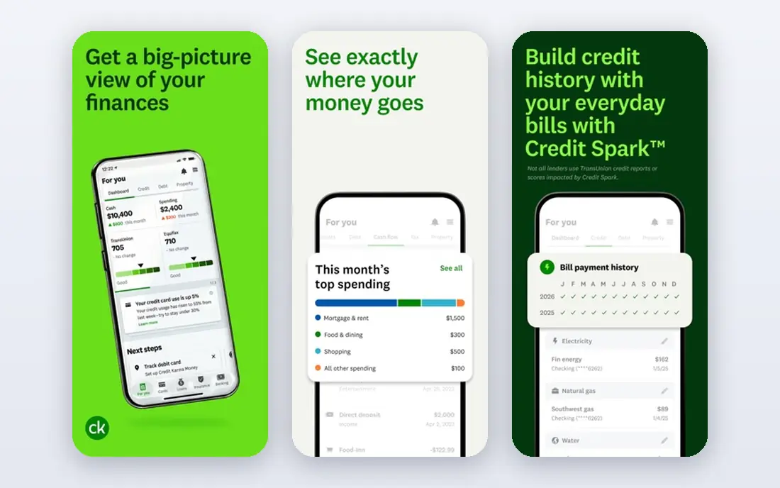 Credit Karma app screenshots