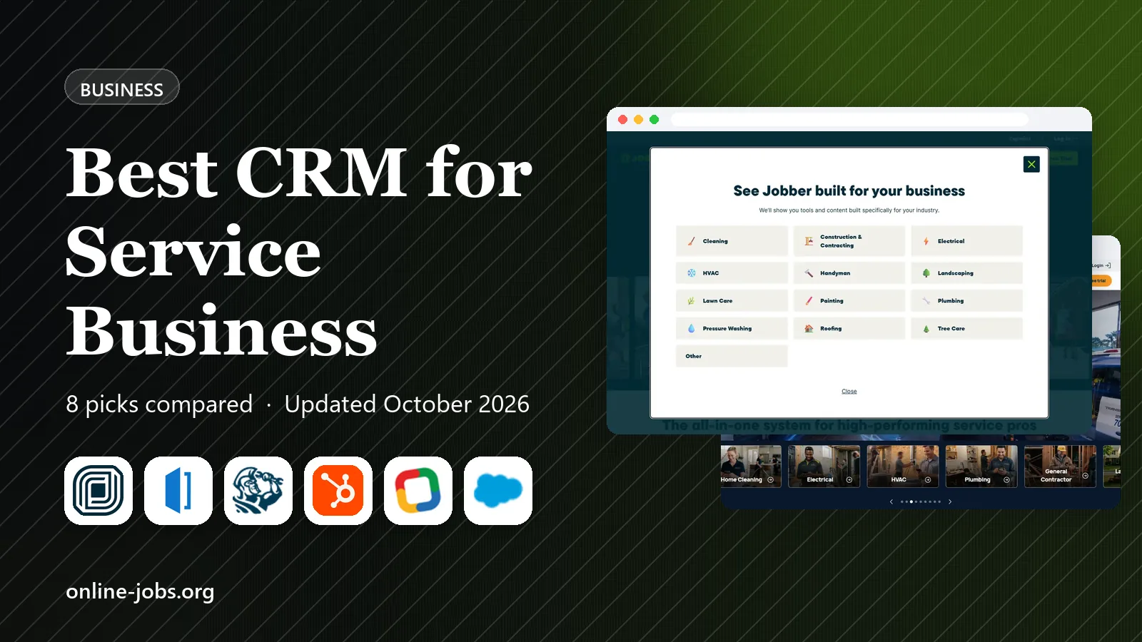 Best CRM for Service Business in 2026: 8 Tools Compared