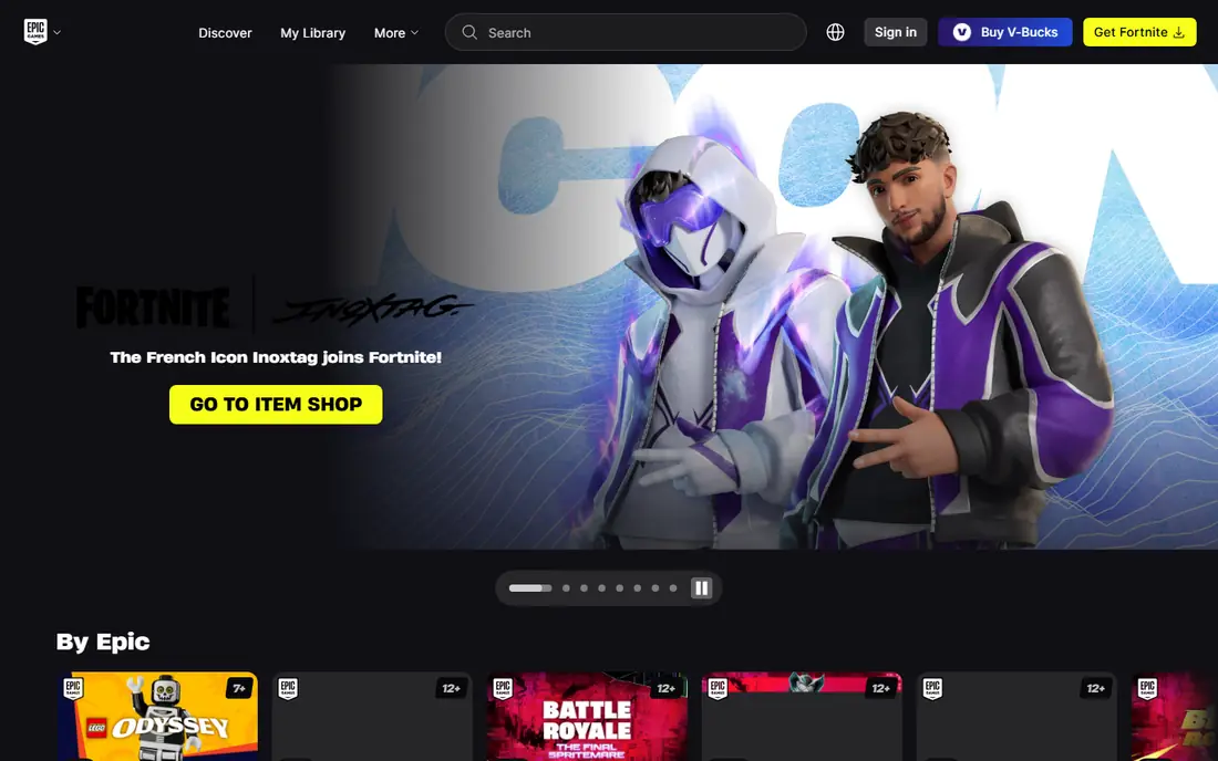 Fortnite website