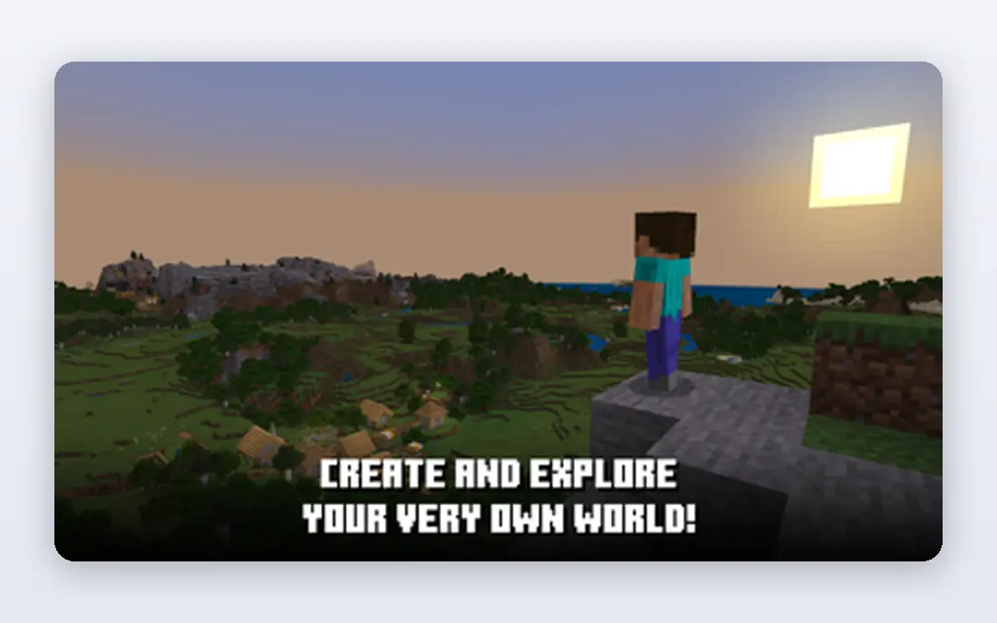 Minecraft app screenshots
