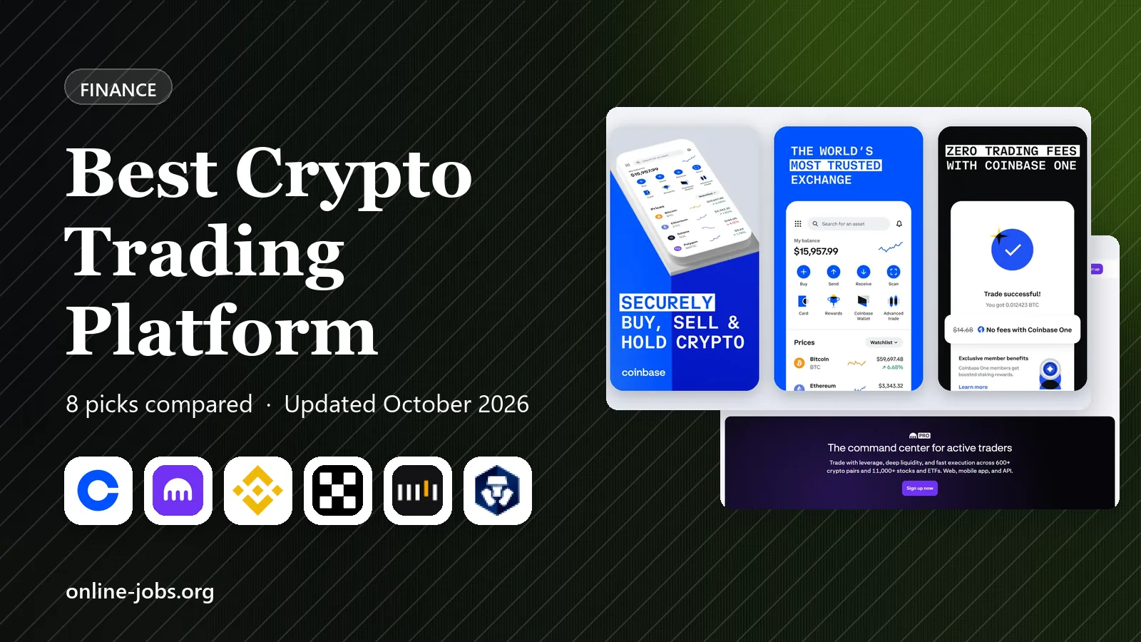 Best Crypto Trading Platform in 2026: 8 Platforms Compared