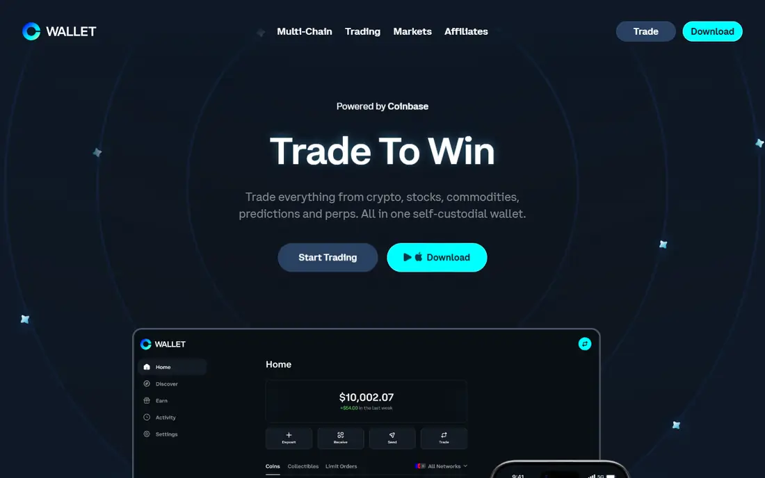 Coinbase Wallet website