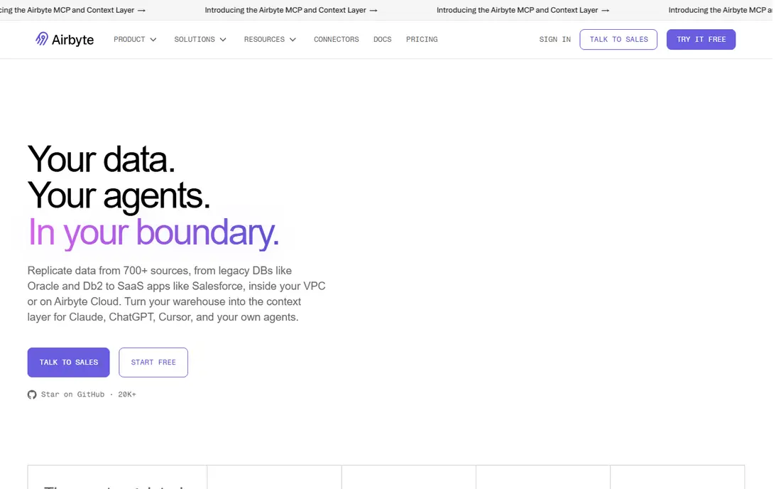Airbyte website
