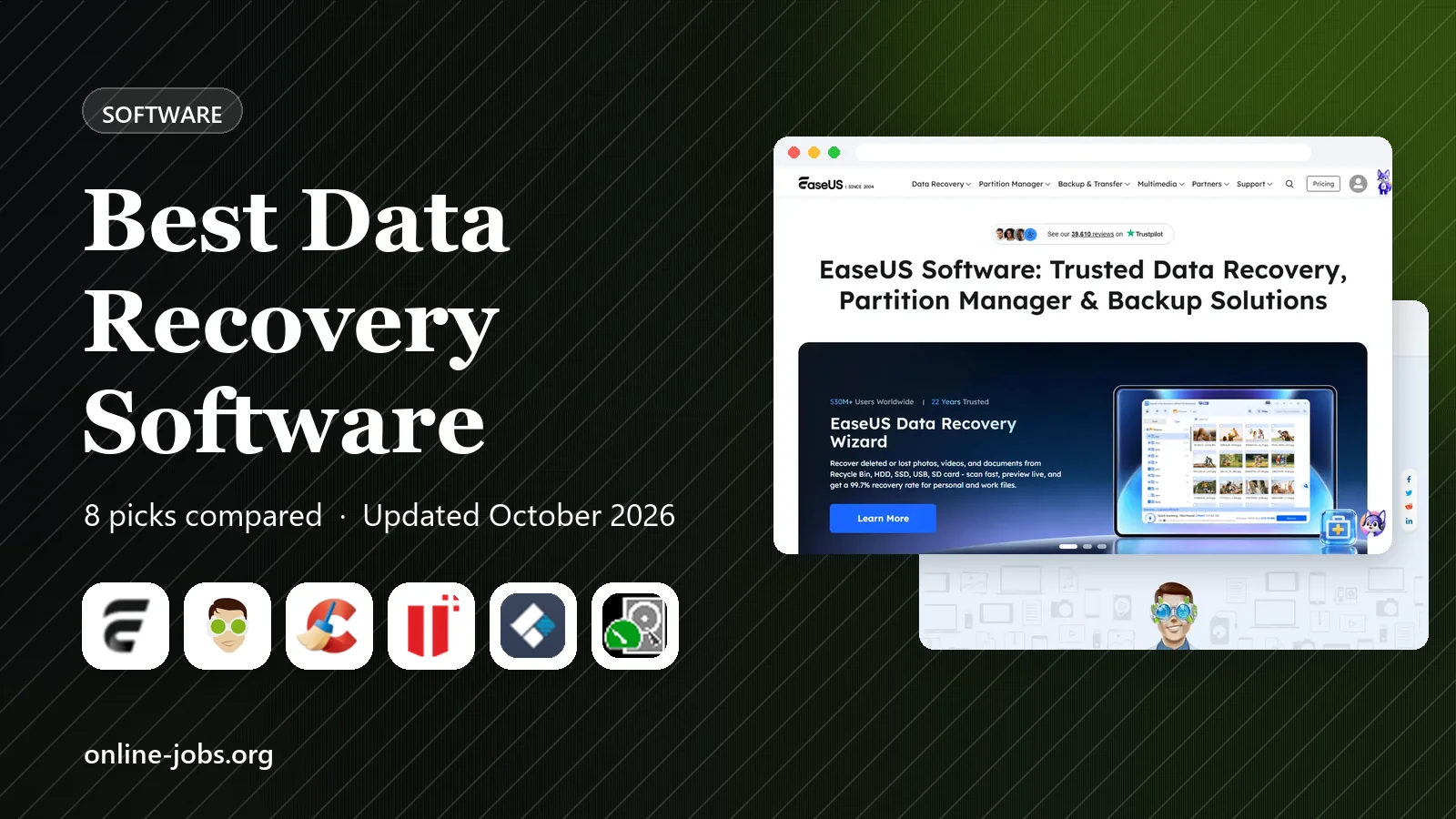 Best Data Recovery Software in 2026: 8 Products Compared