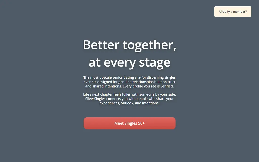 SilverSingles website