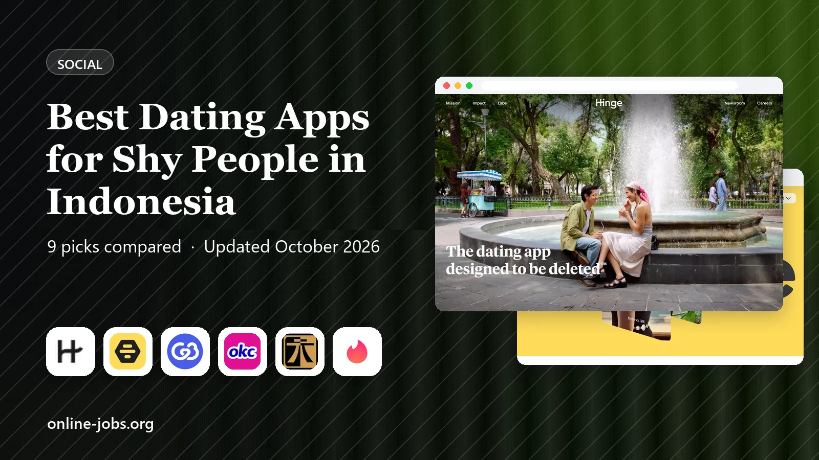 Best Dating Apps for Shy People in Indonesia in 2026: 9 Apps Compared