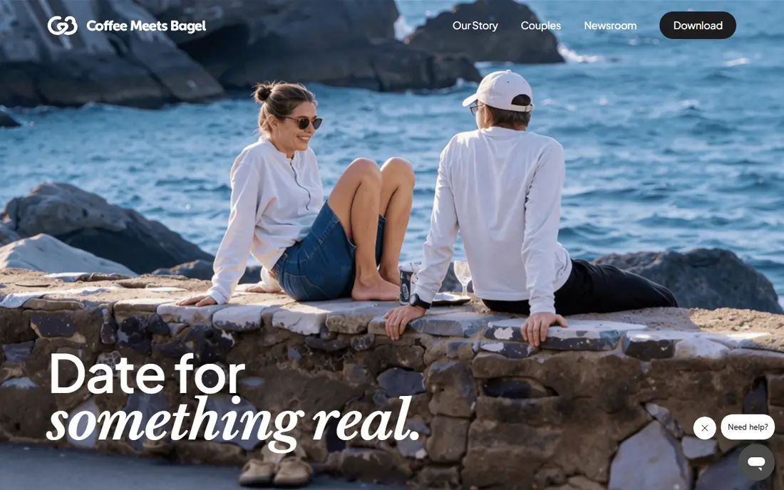 Coffee Meets Bagel website