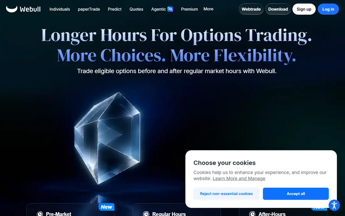 Webull website