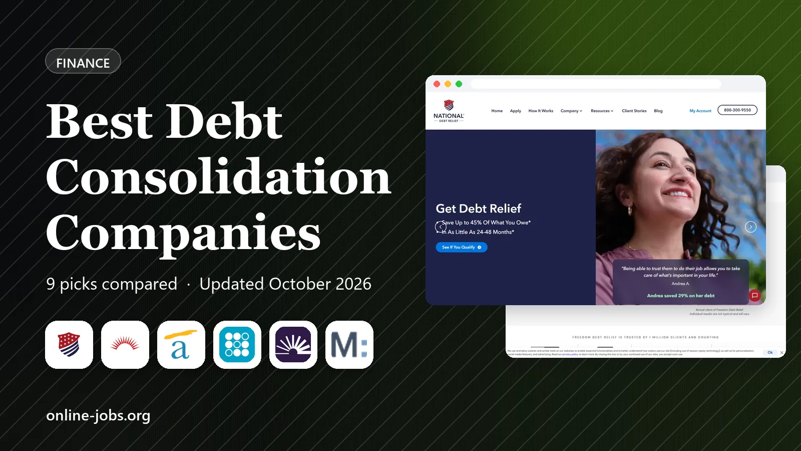 Best Debt Consolidation Companies in 2026: 9 Companies Compared
