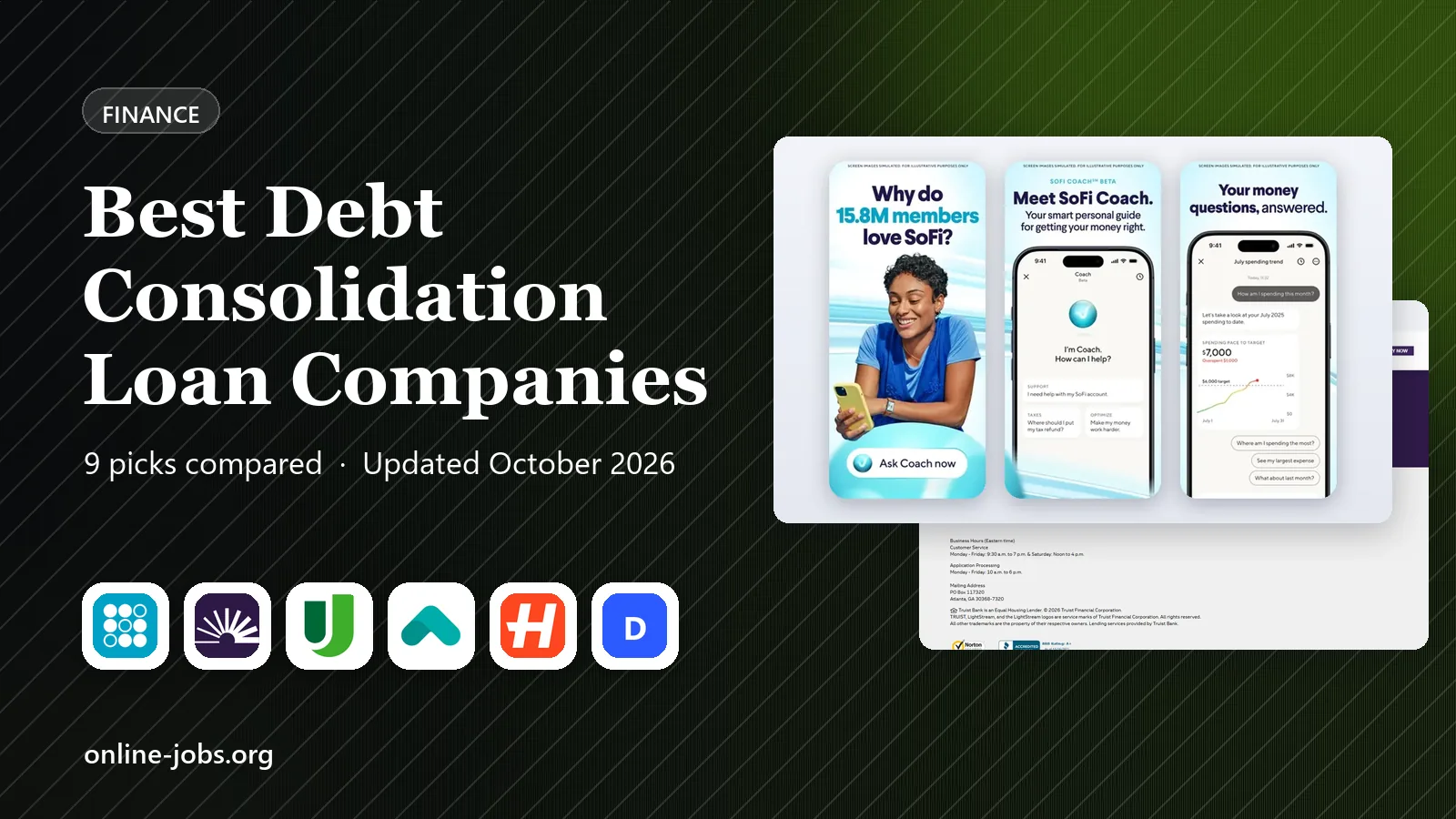 Best Debt Consolidation Loan Companies in 2026: 9 Companies Compared