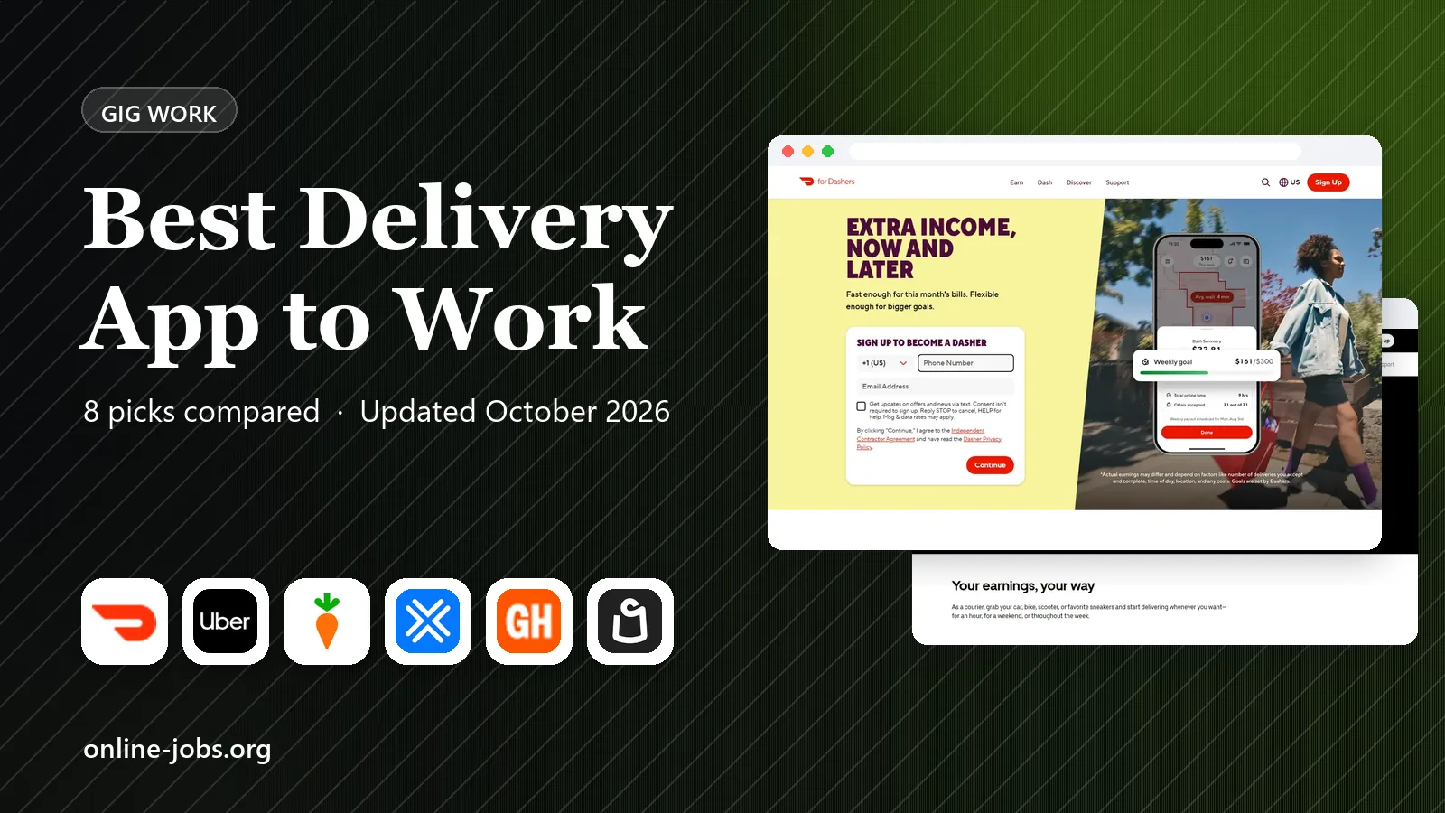 Best Delivery App to Work in 2026: 8 Products Compared