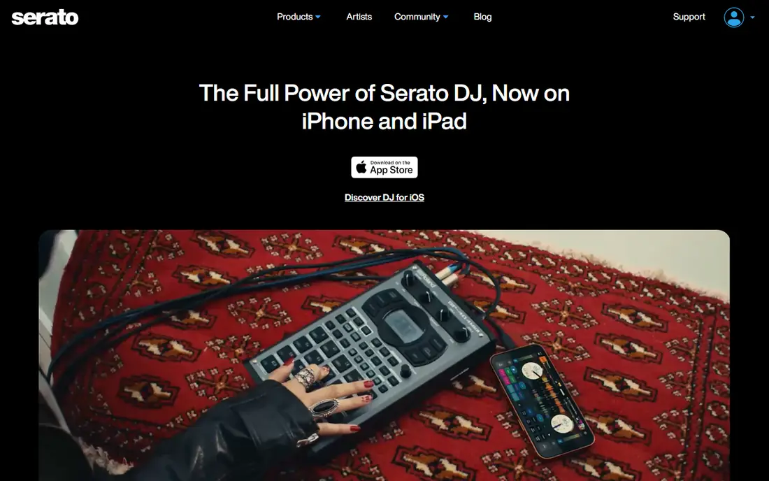 Serato DJ Pro website
