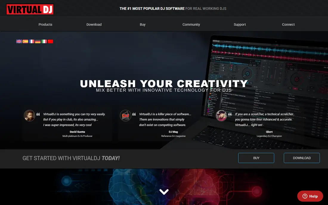 VirtualDJ website