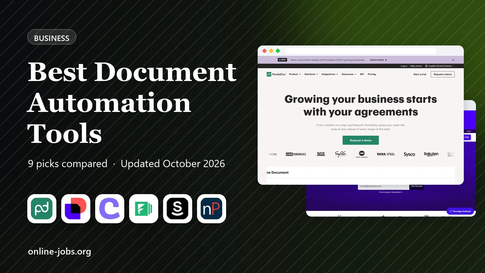 Best Document Automation Tools in 2026: 9 Tools Compared