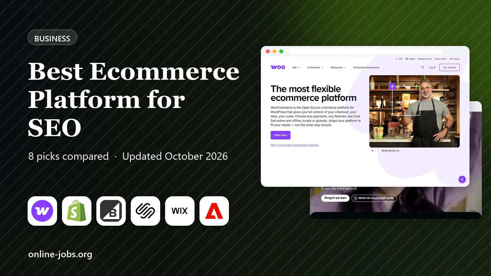 Best Ecommerce Platform for SEO in 2026: 8 Platforms Compared