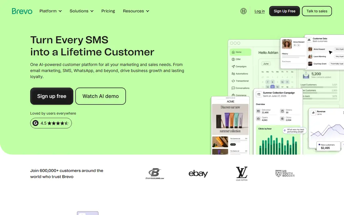 Brevo website