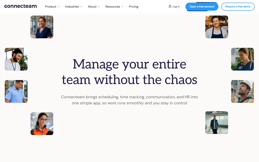 Connecteam website