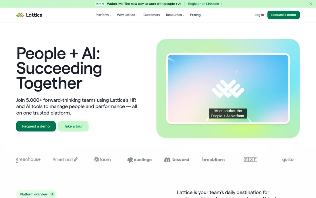 Lattice website