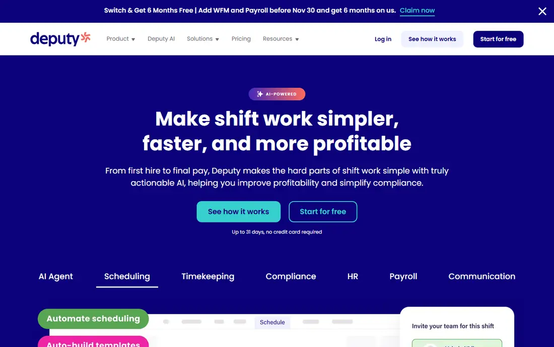 Deputy website